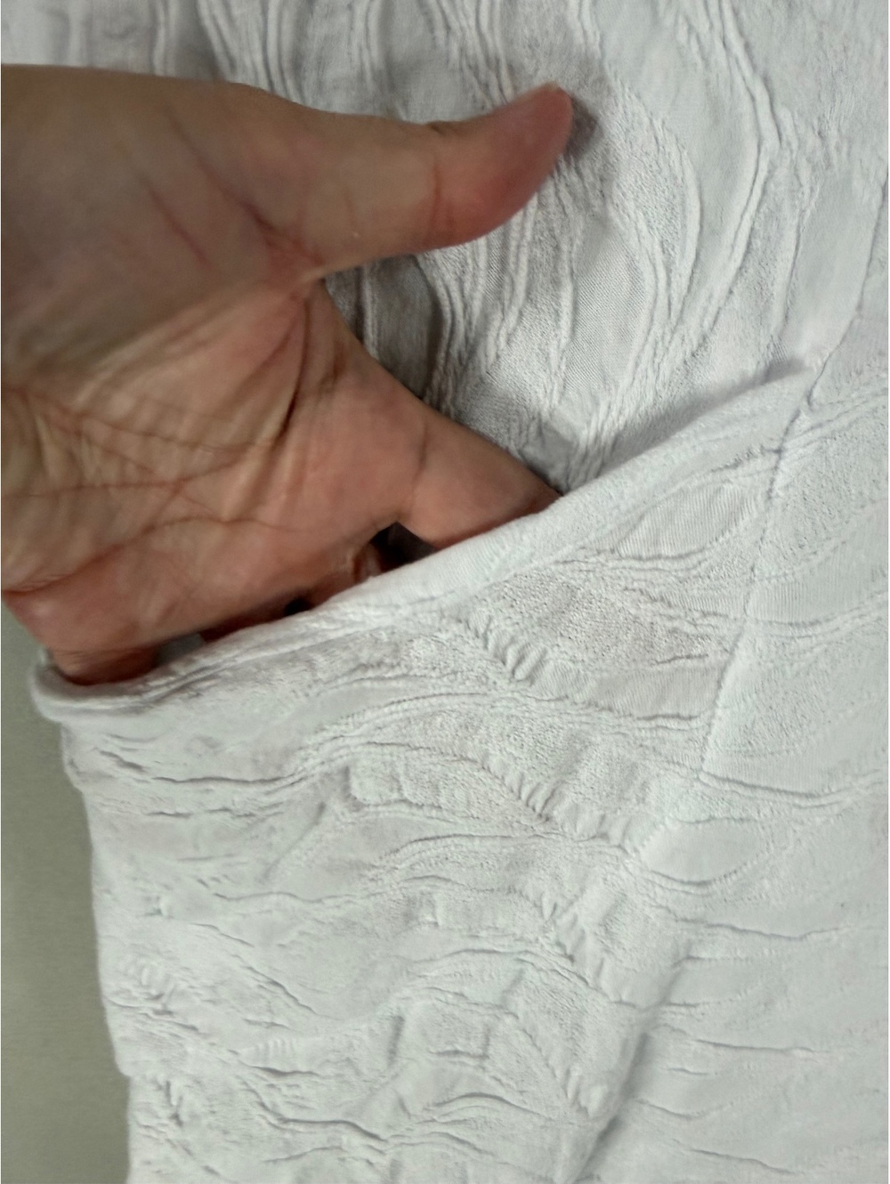 Habitat Women's White Textured Cotton Top XXL - Picture 4 of 6